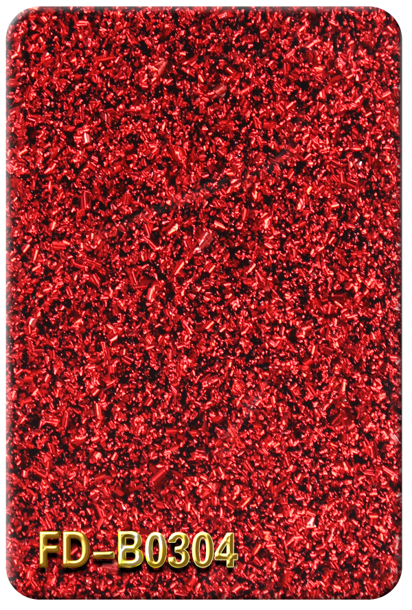 亚克力葱粉不规则黑底亮片系列FD-B0304